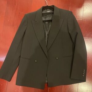 The Kooples Black Oversized Blazer Jacket